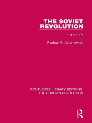cover image of The Soviet Revolution